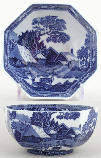 Bowl octagonal c1925